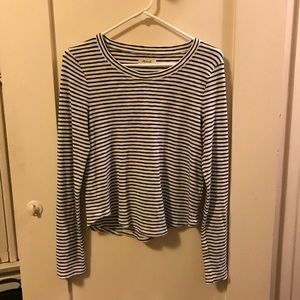Stripped Long Sleeve Madewell Top